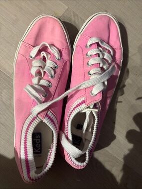 Keds Pink Canvas Sneakers with White Trim